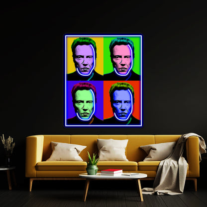 Walken Goes Warhol Artwork Neon Signs Custom | Shineneon