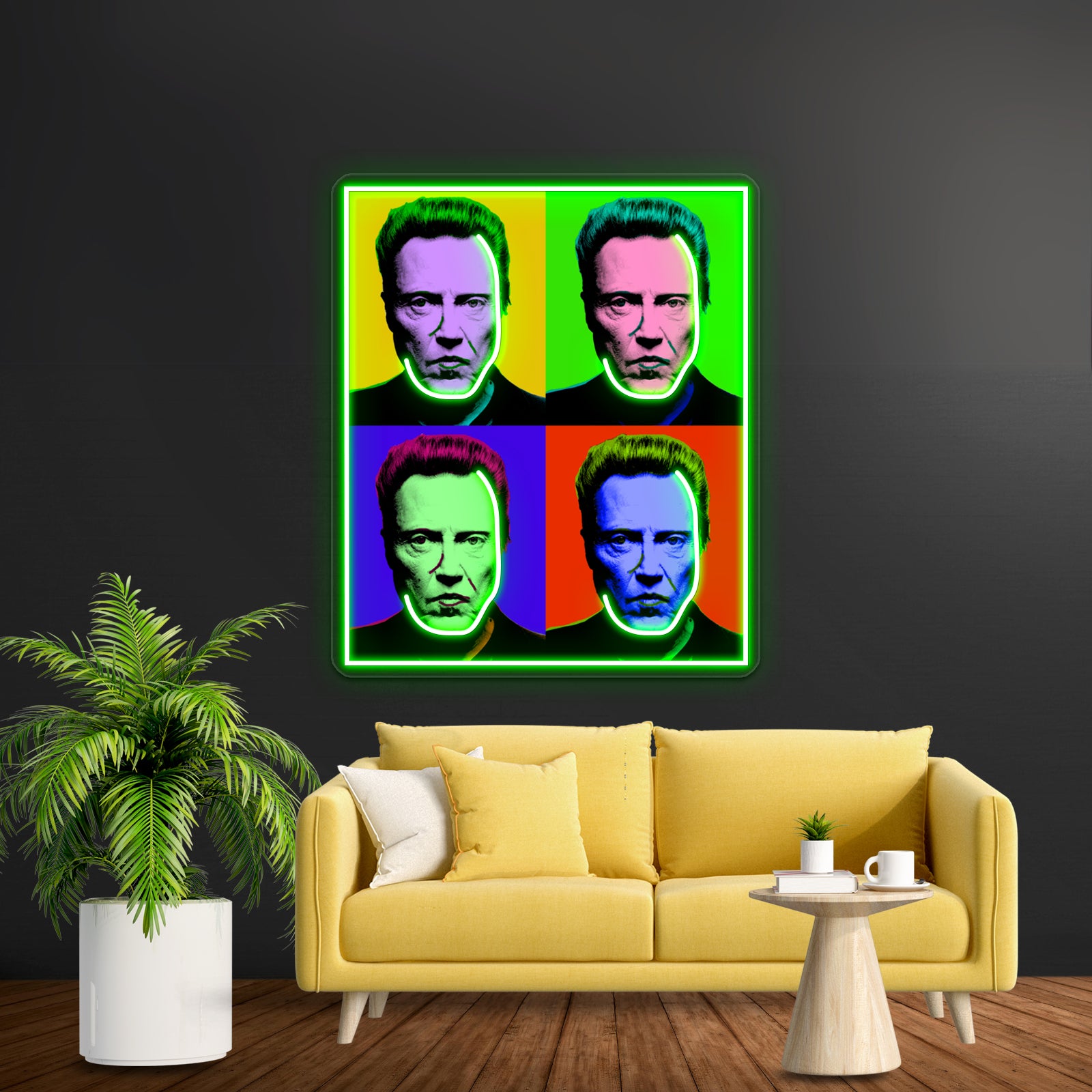 Walken Goes Warhol Artwork Neon Signs Custom | Shineneon