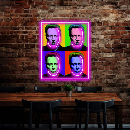 Walken Goes Warhol Artwork Neon Signs Custom | Shineneon