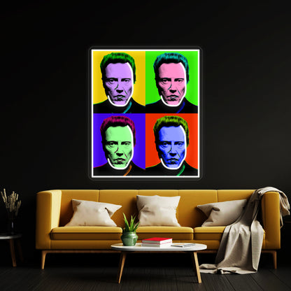 Walken Goes Warhol Artwork Neon Signs Custom | Shineneon