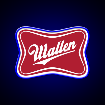 Wallen Beer Country Sign Parody Logo Beer Bar Decor Led Neon Sign Rgb Color - LED neon sign view 5