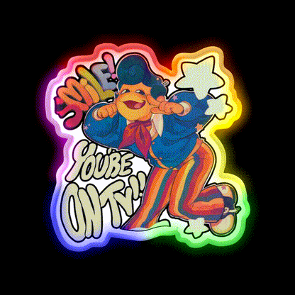 Wally Darling Welcome Homeactive Welcome Led Neon Sign Open Sign Rgb Color - LED neon sign close-up detail