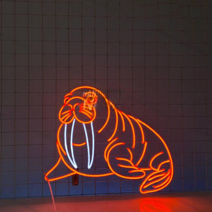 Walrus Led Neon Sign Walrus House Wall Decor | Shineneon