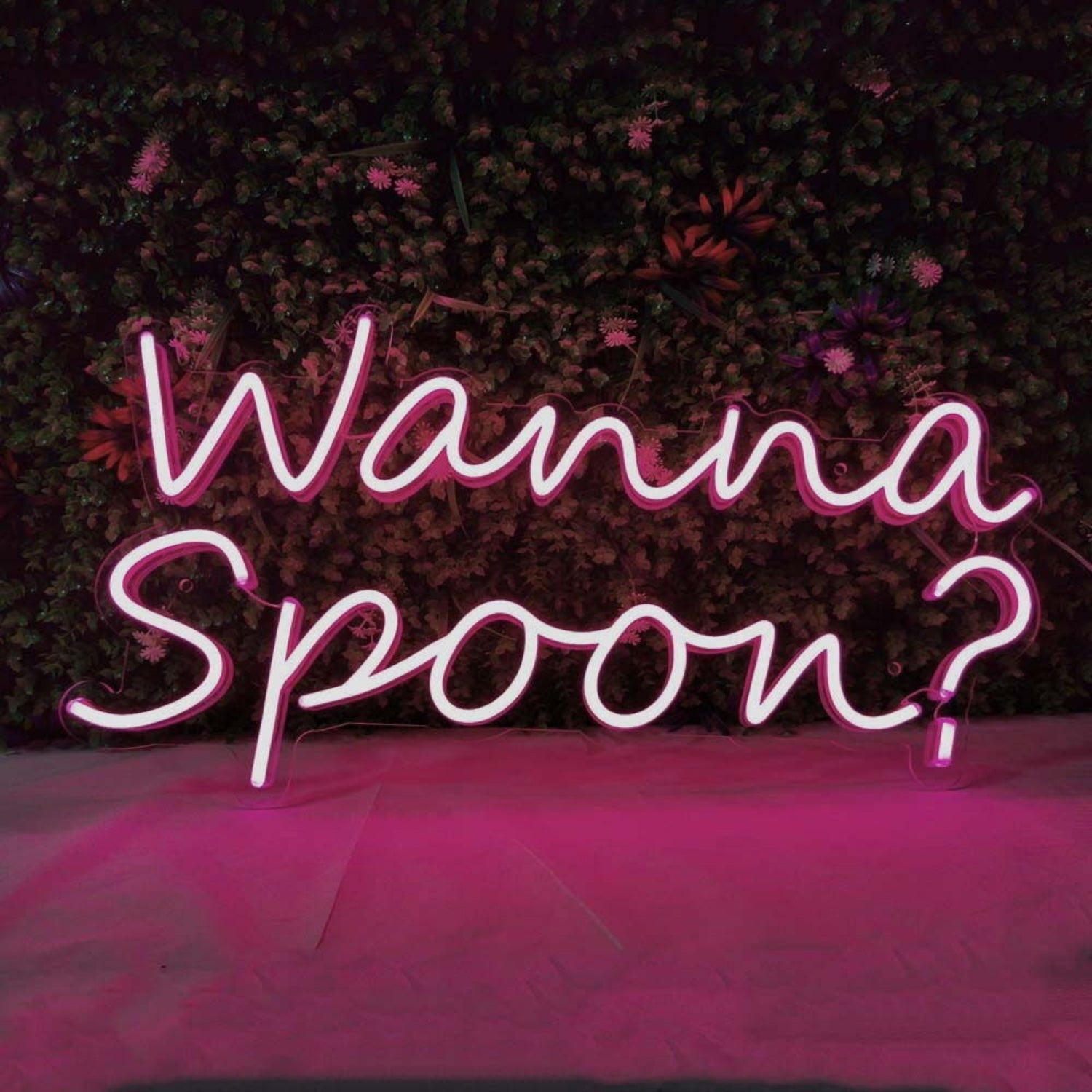 Wanna Spoon Led Neon Sign | Shineneon