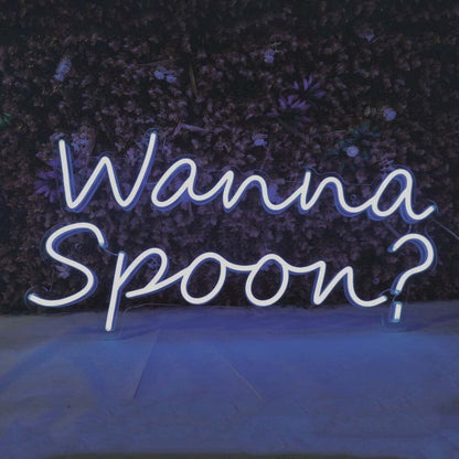 Wanna Spoon Led Neon Sign | Shineneon