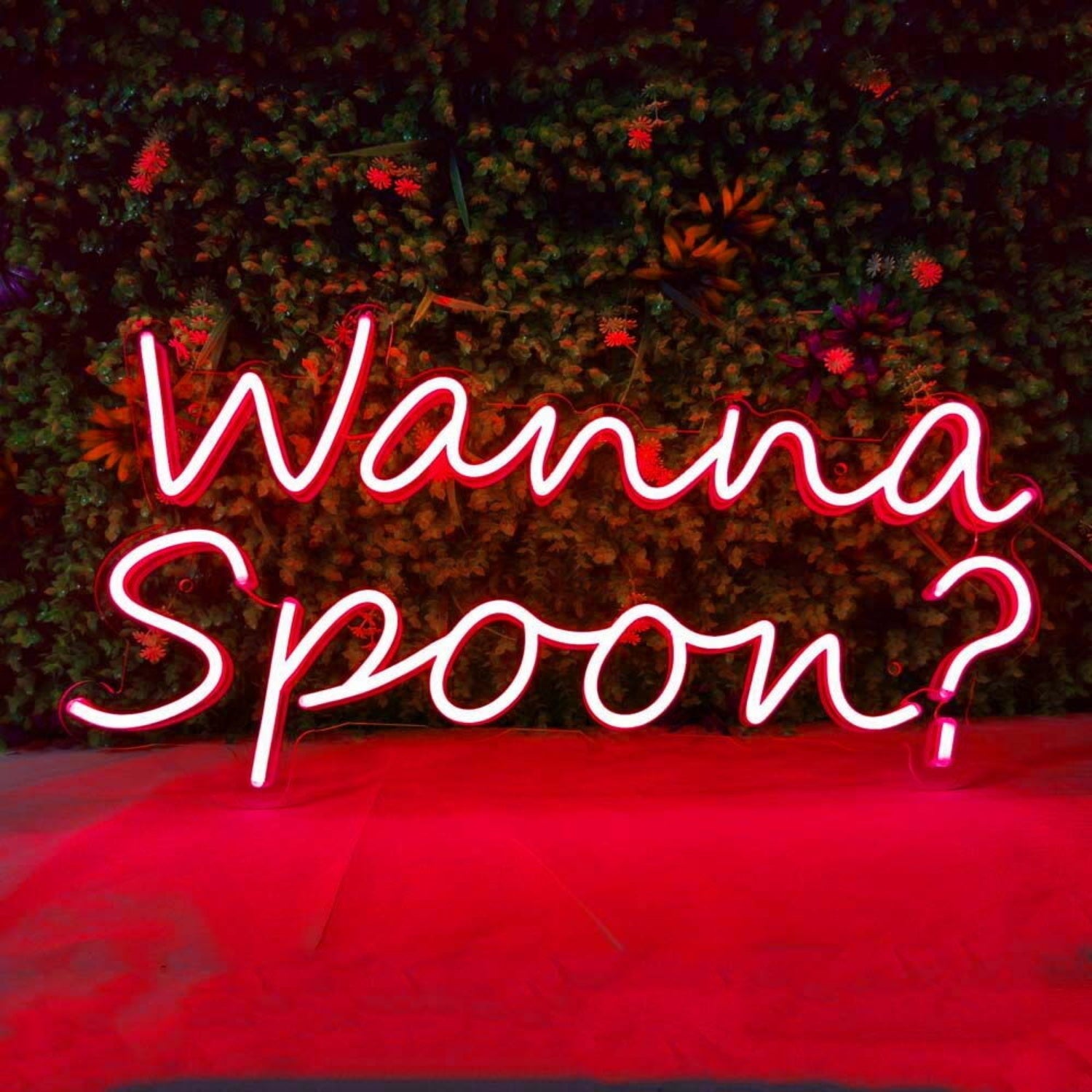 Wanna Spoon Led Neon Sign | Shineneon