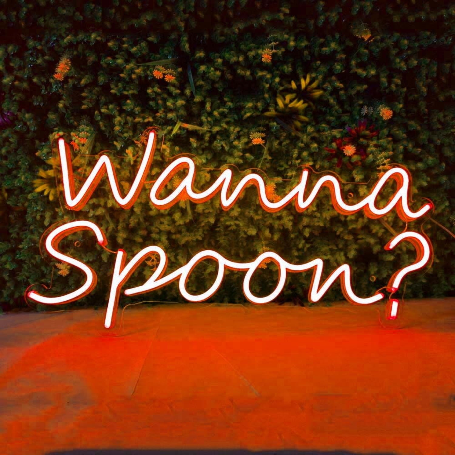 Wanna Spoon Led Neon Sign | Shineneon
