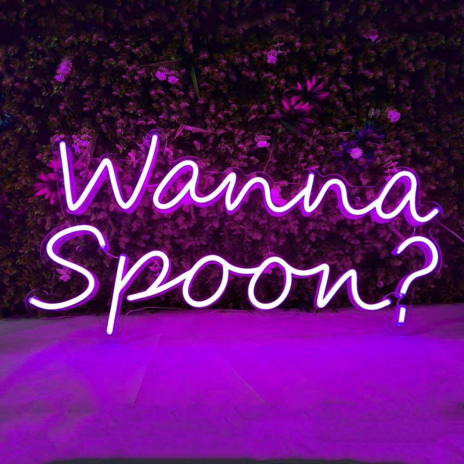 Wanna Spoon Led Neon Sign | Shineneon