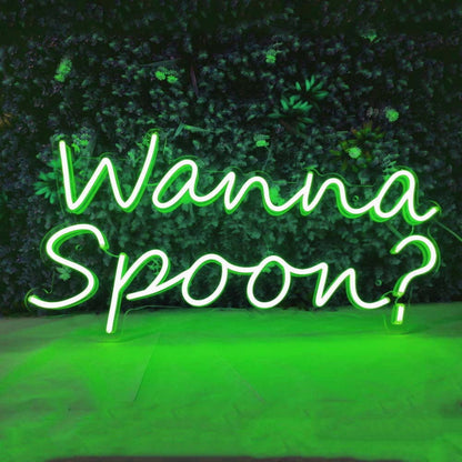 Wanna Spoon Led Neon Sign | Shineneon