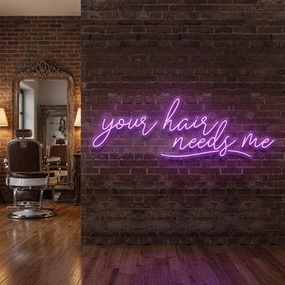 Want LED Neon Sign - 03 Real Lifestyle Scene
