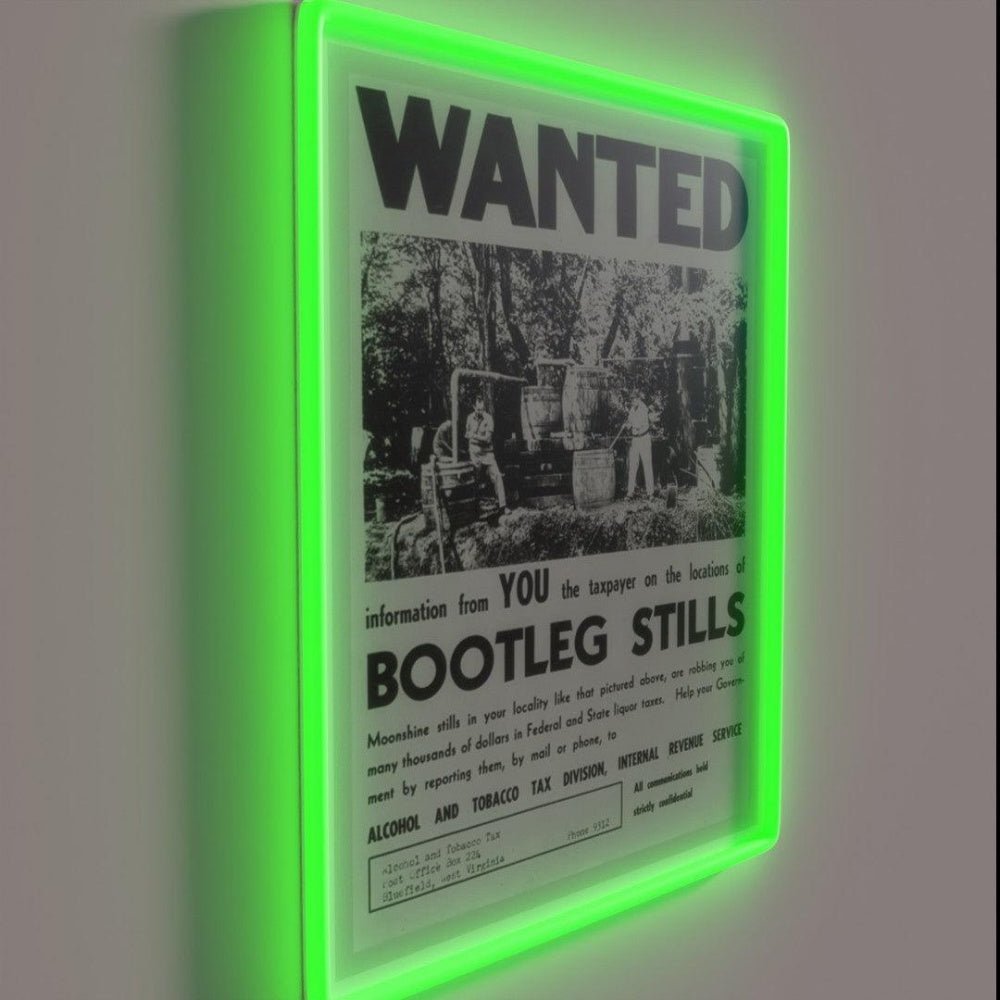 Wanted Bootleg Stills 1949 Vintage Photo Rgb Led Neon Sign - Shineneon
