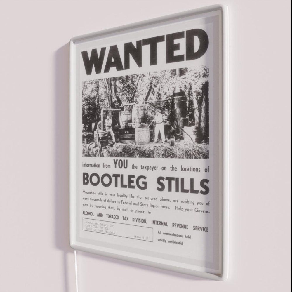 Wanted Bootleg Stills 1949 Vintage Photo Rgb Led Neon Sign - Shineneon