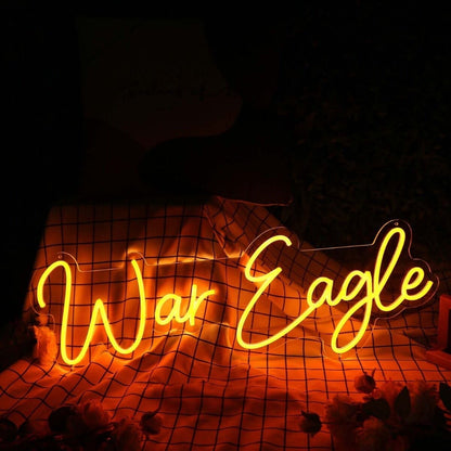 War Eagle Orange Custom Led Neon Sign - Shineneon
