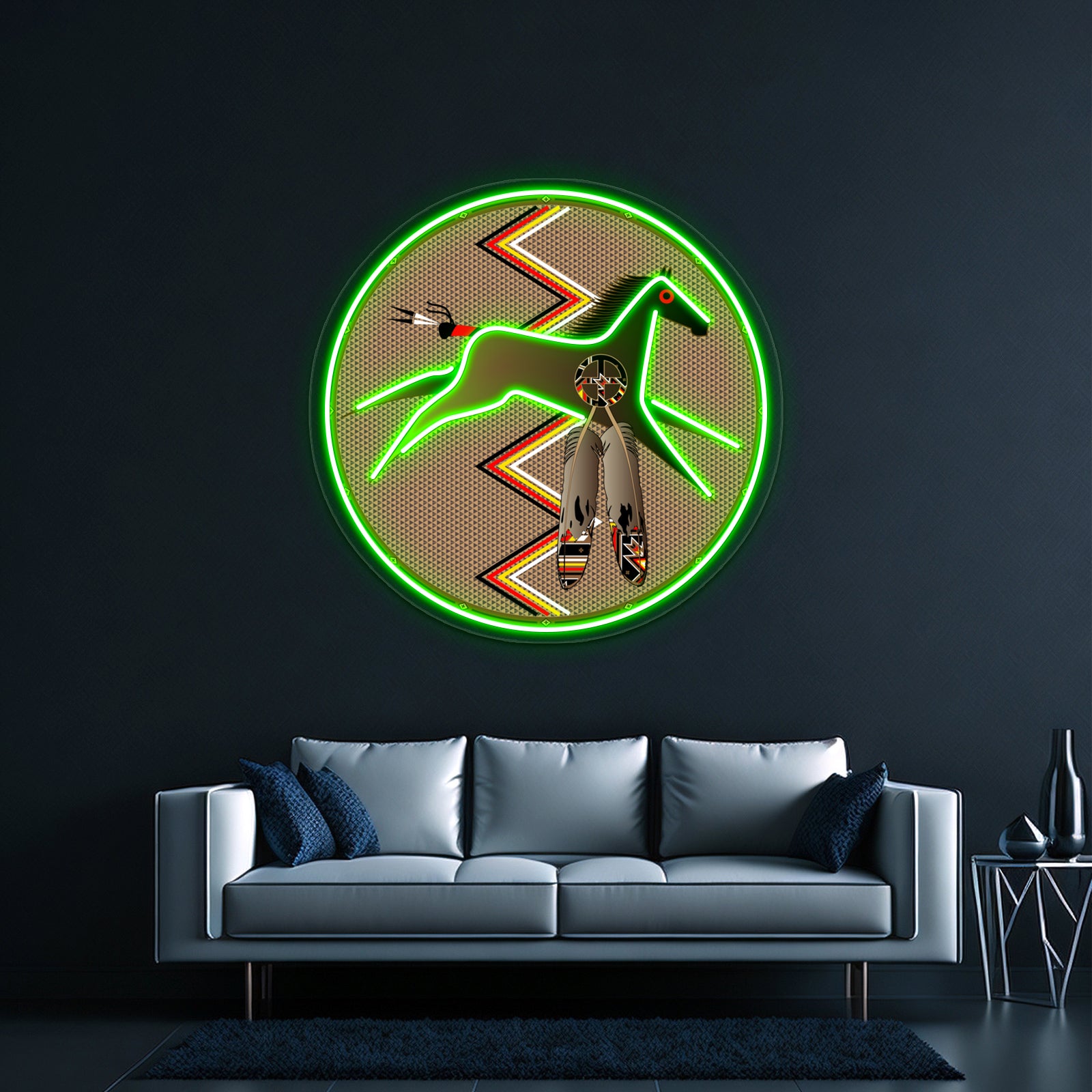 War Horse Artwork Neon Signs Custom | Shineneon