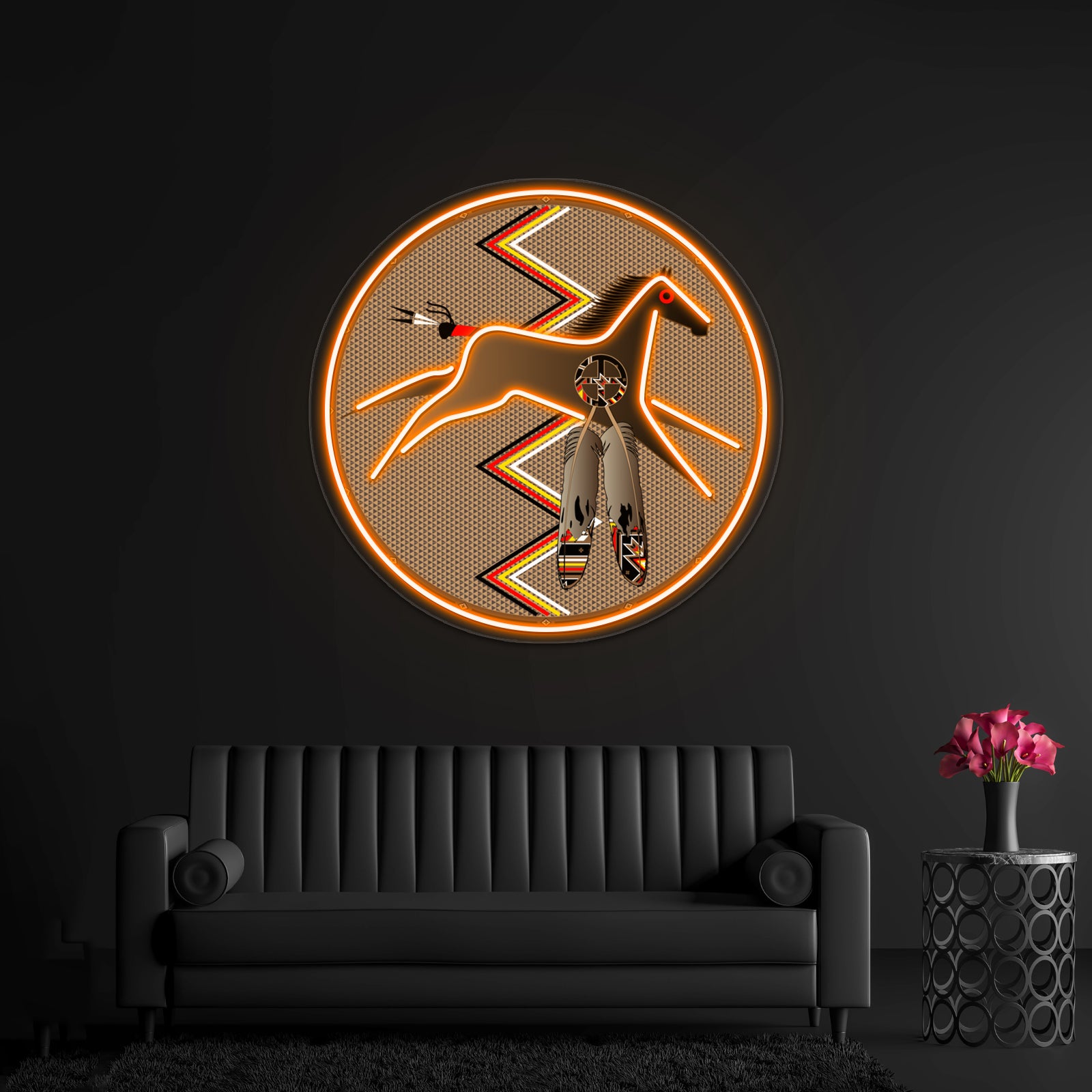 War Horse Artwork Neon Signs Custom | Shineneon