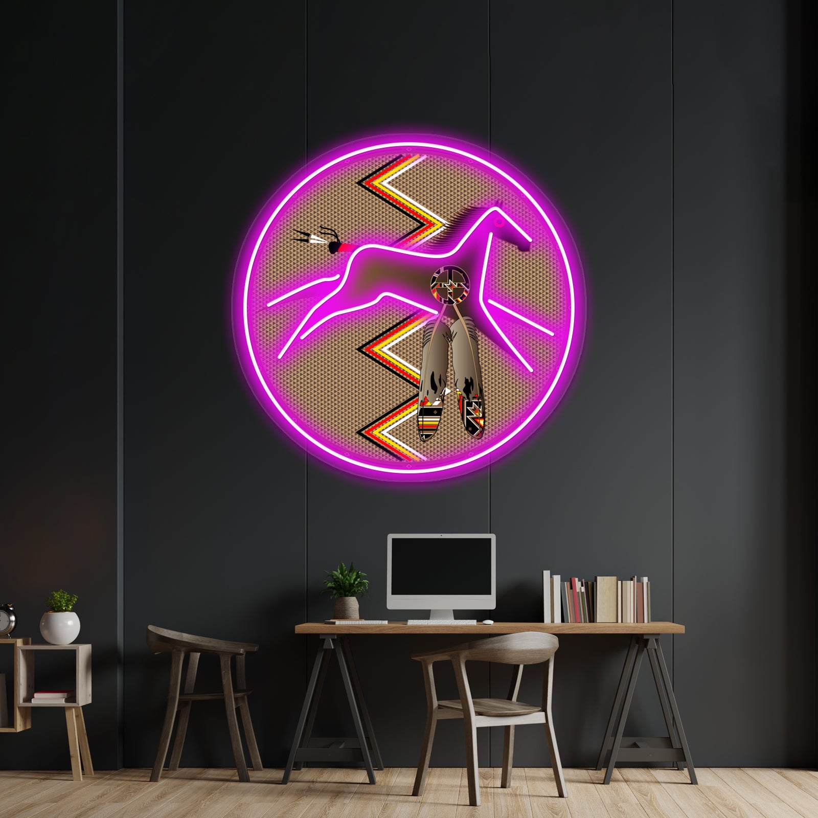 War Horse Artwork Neon Signs Custom | Shineneon