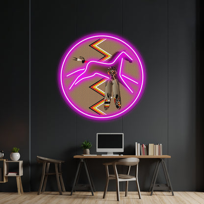 War Horse Artwork Neon Signs Custom