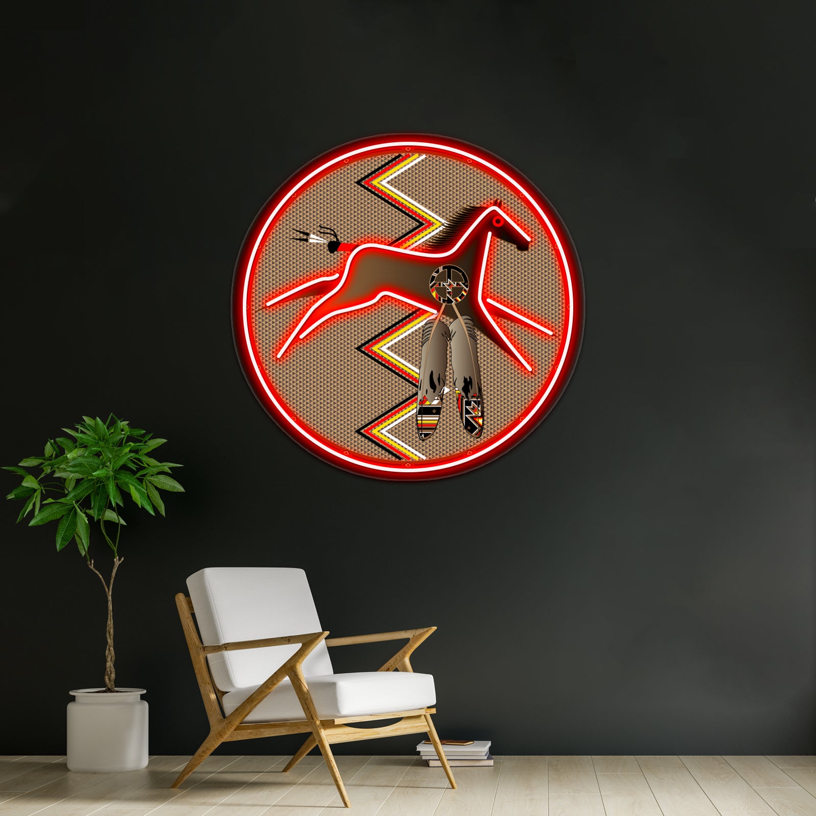 War Horse Artwork Neon Signs Custom | Shineneon