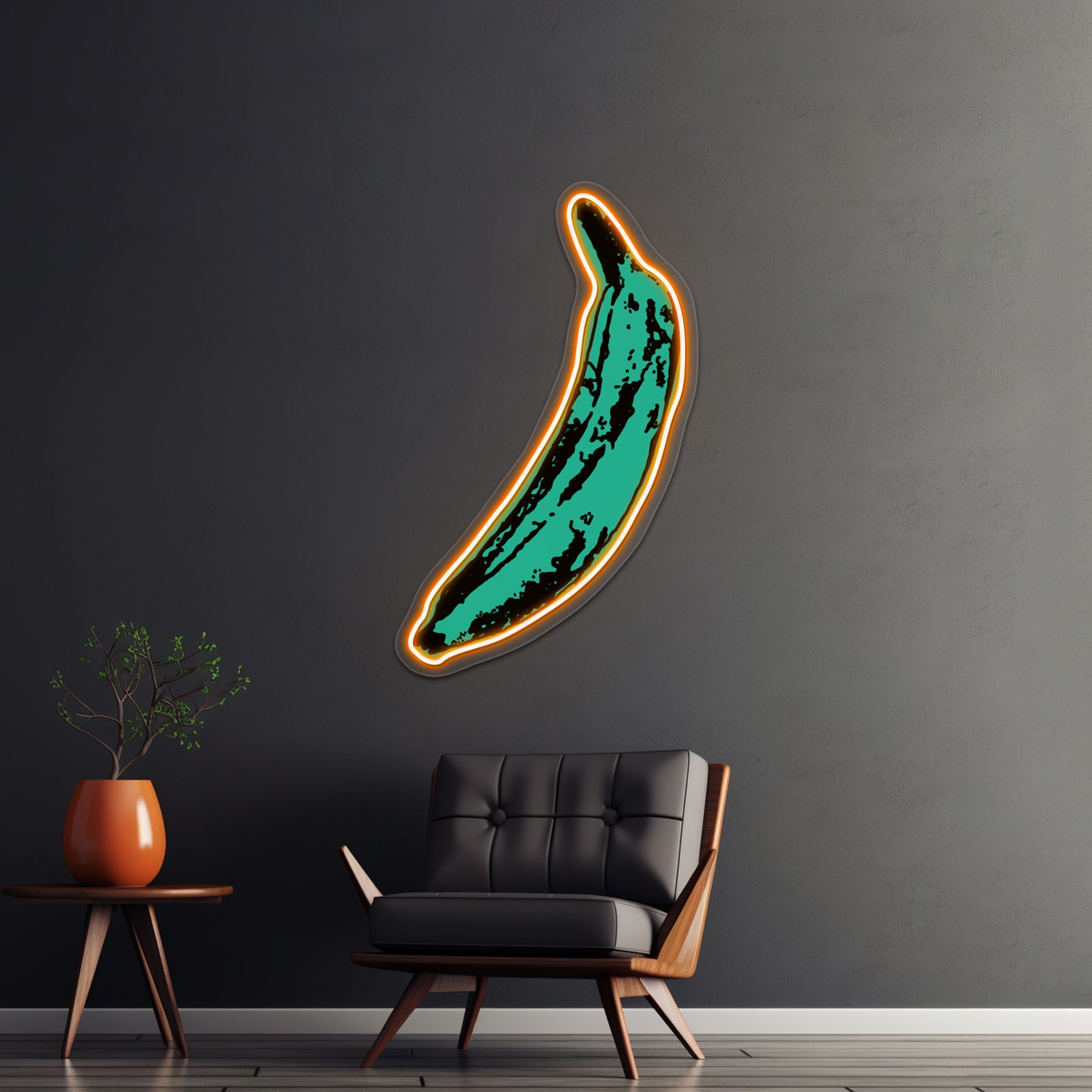 Warhol Banana Green Artwork Neon Signs Custom | Shineneon