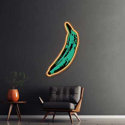 Warhol Banana Green Artwork Neon Signs Custom | Shineneon