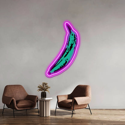 Warhol Banana Green Artwork Neon Signs Custom | Shineneon