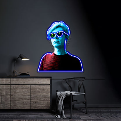 Warhol Fashion Man Artwork Neon Signs Custom | Shineneon