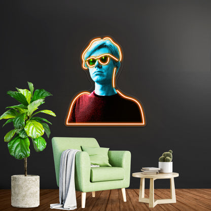 Warhol Fashion Man Artwork Neon Signs Custom | Shineneon