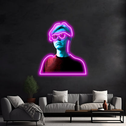 Warhol Fashion Man Artwork Neon Signs Custom | Shineneon