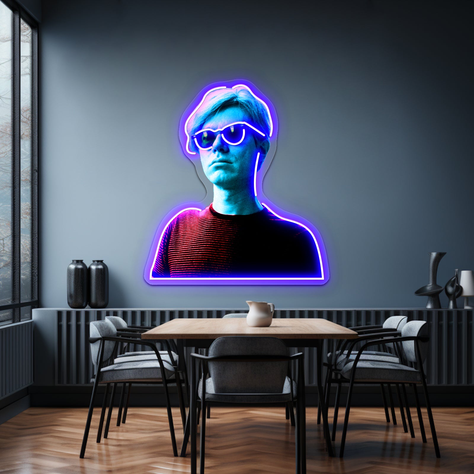 Warhol Fashion Man Artwork Neon Signs Custom | Shineneon