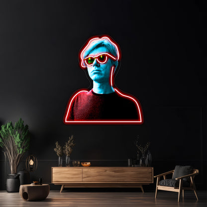 Warhol Fashion Man Artwork Neon Signs Custom | Shineneon