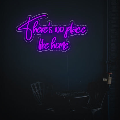 Warm Glow Of There Is No Place Like Home Led Neon Sign | Shineneon