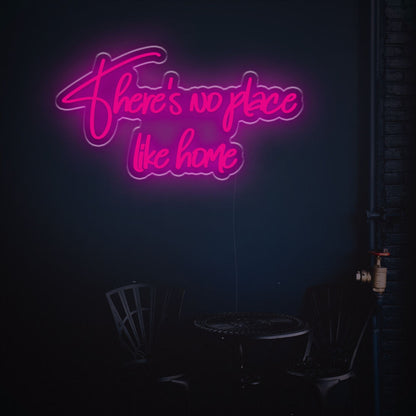 Warm Glow Of There Is No Place Like Home Led Neon Sign | Shineneon