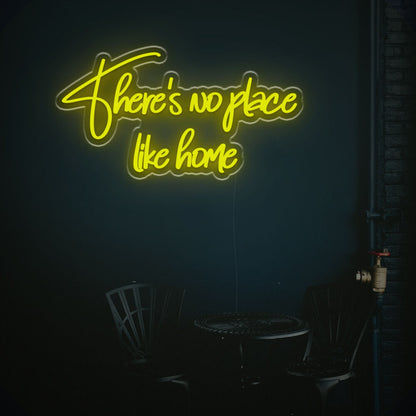 Warm Glow Of There Is No Place Like Home Led Neon Sign | Shineneon