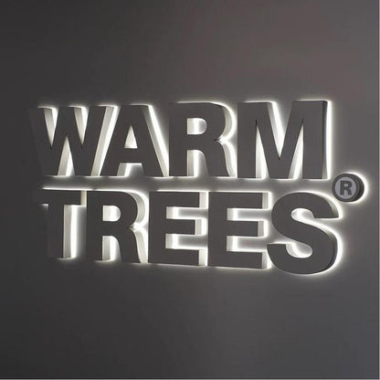 Warm Trees 3D Backlit Channel Letters Led Light Sign - Shineneon