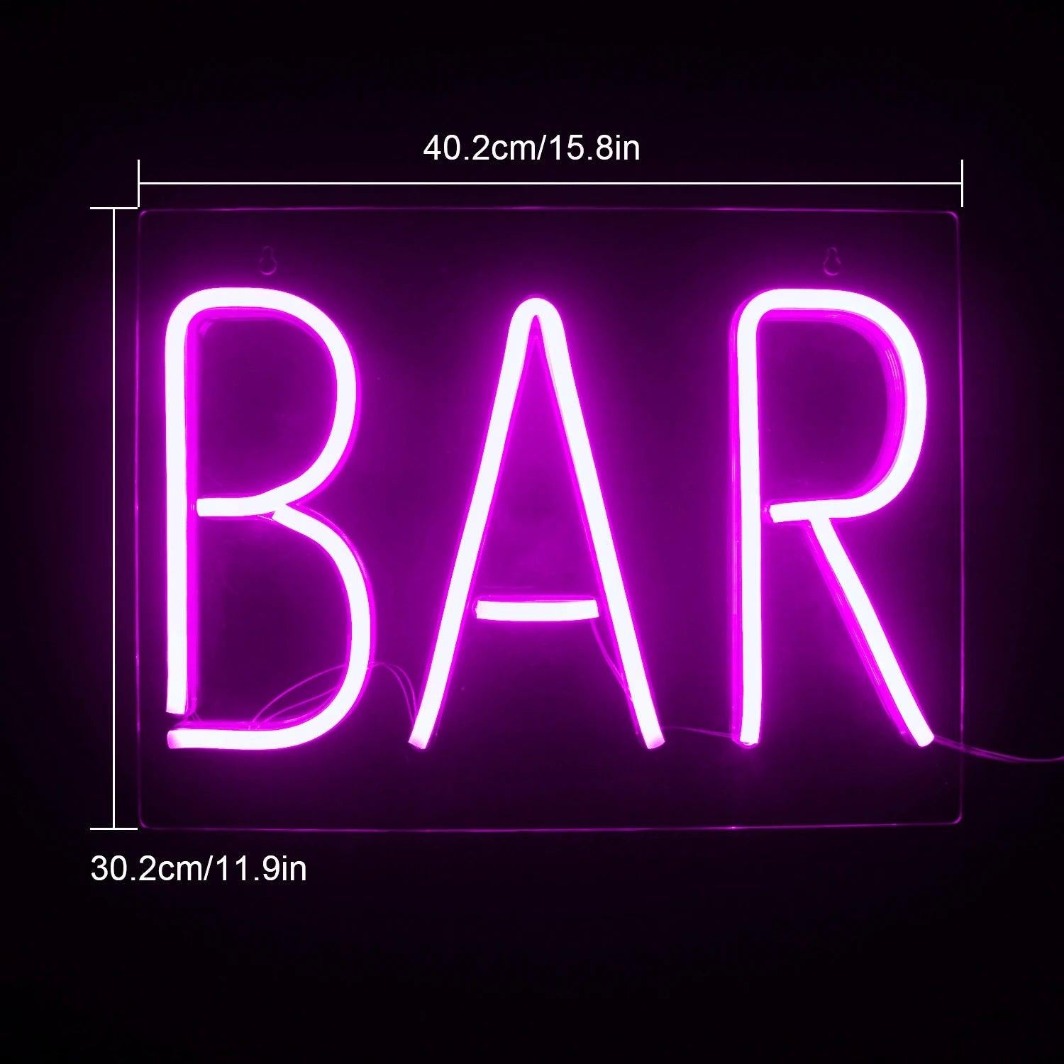 Warm Yellow Bar Clean Line Led Neon Sign For Bar Wall Decor 1 | Shineneon