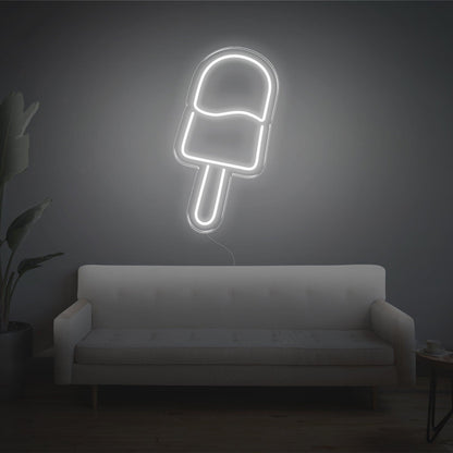 Warm Yellow Ice Cream-Shaped Led Neon Sign For Home Decor Dessert Shop | Shineneon