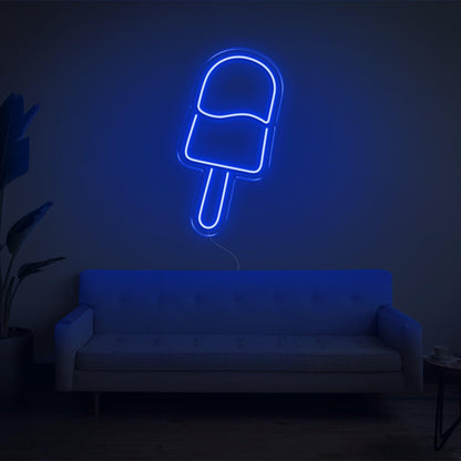 Warm Yellow Ice Cream-Shaped Led Neon Sign For Home Decor Dessert Shop | Shineneon
