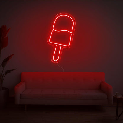 Warm Yellow Ice Cream-Shaped Led Neon Sign For Home Decor Dessert Shop | Shineneon