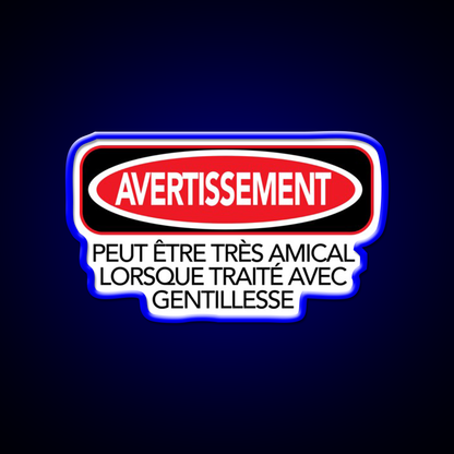 Warning Man Cave Bar Led Neon Sign Rgb Color