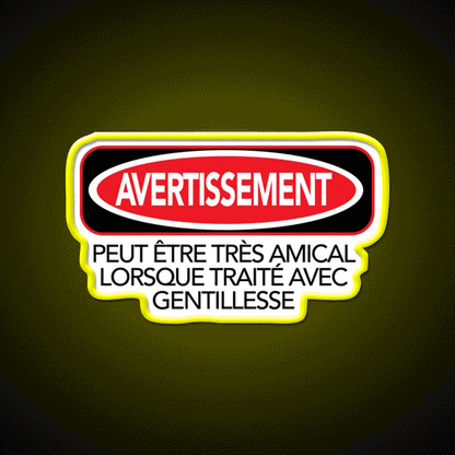 Warning Man Cave Bar Led Neon Sign Rgb Color