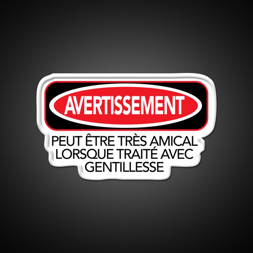 Warning Man Cave Bar Led Neon Sign Rgb Color