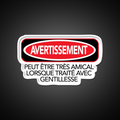 Warning Man Cave Bar Led Neon Sign Rgb Color