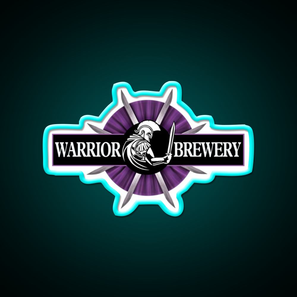 Warrior Brewery Merchandise Beer Bar Decor Led Neon Sign Rgb Color - Size and dimension reference