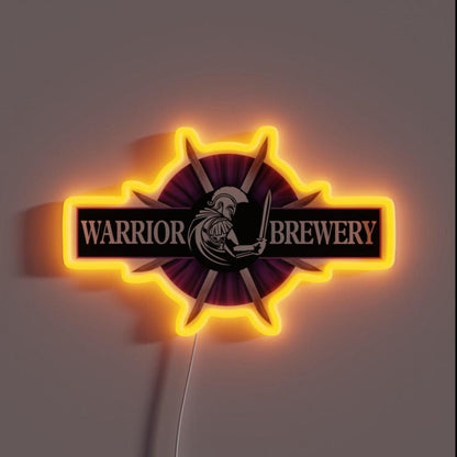 Warrior Brewery Merchandise Rgb Led Neon Sign - Shineneon