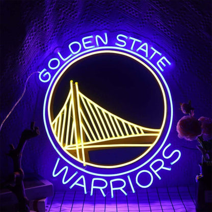 Warriors Led Neon Sign For Sports Fans - Shineneon