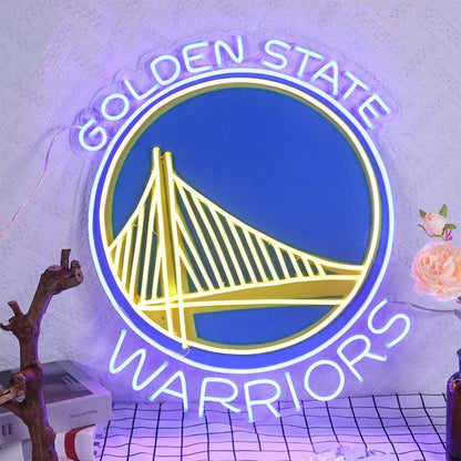 Warriors Led Neon Sign For Sports Fans - Shineneon