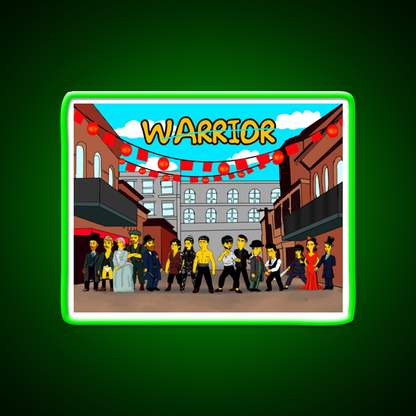Warriors Of Chinatown Awesome Tv Show Artwork Asian Cultural Led Neon Sign Rgb Color - LED neon sign view 8