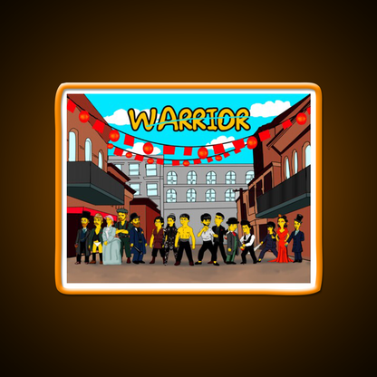Warriors Of Chinatown Awesome Tv Show Artwork Asian Cultural Led Neon Sign Rgb Color - LED neon sign view 6