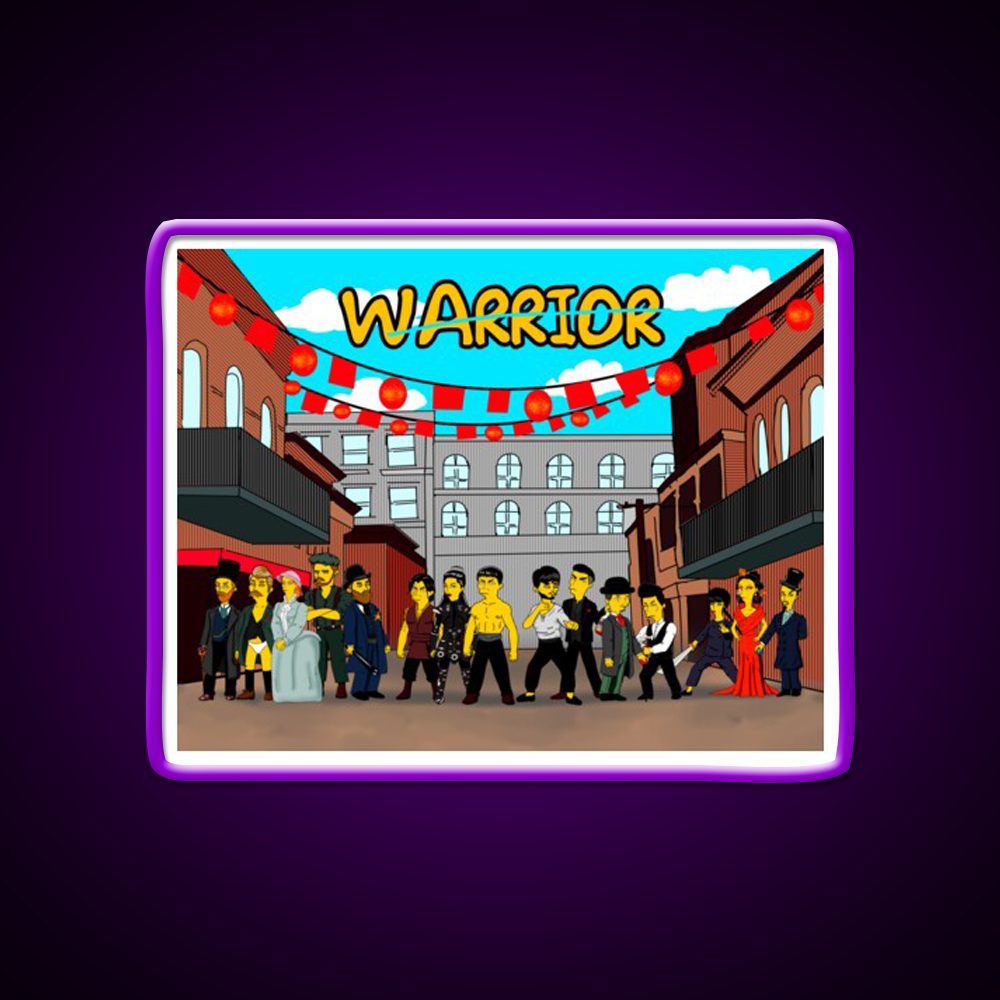 Warriors Of Chinatown Awesome Tv Show Artwork Asian Cultural Led Neon Sign Rgb Color - LED neon sign view 9