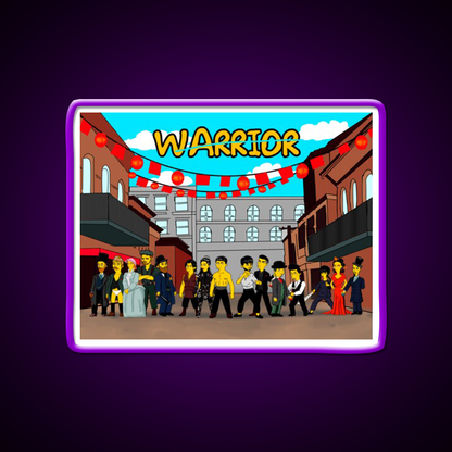 Warriors Of Chinatown Awesome Tv Show Artwork Asian Cultural Led Neon Sign Rgb Color - LED neon sign view 9